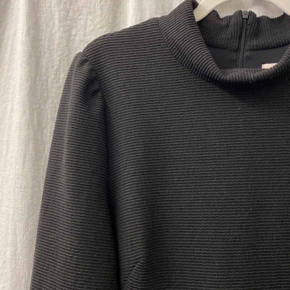 Gal Meets Glam Black Fit and Flare Long Sleeve Harlow Dress Size 18 - Picture 5 of 10